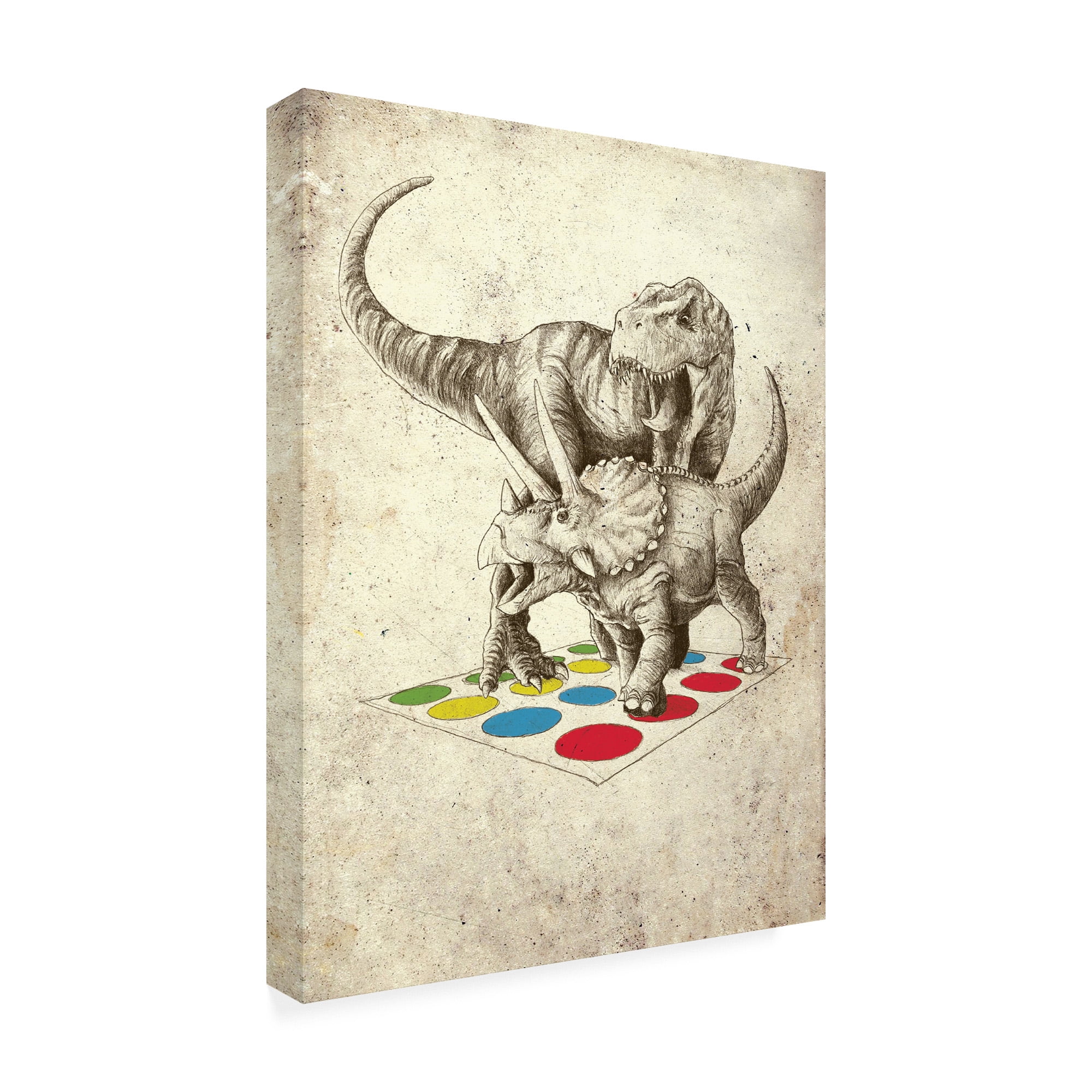 Trademark Fine Art 'The Ultimate Battle' Canvas Art by Michael Buxto