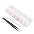 thumbnail image 3 of Nail Jewels Rhinestones Rhinestone Acrylic Nails Flatback Rhinestones Crafts Nail Art Accessories White Rhinestone Nails, 3 of 4