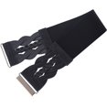 thumbnail image 6 of Kcocoo Women's Elastic Vintage Belt Stretchy Retro Wide Waist Belt pu Black, 6 of 6