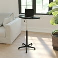 thumbnail image 3 of Flash Furniture Eve Sit to Stand Mobile Laptop Desk/Speaker's Lectern with Wheels, Black, 3 of 7