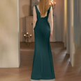 thumbnail image 4 of Nmnitkp Fall Wedding Guest Dresses for Women Show Off Your Figure Wedding Guest Dress Unique Design Women's Split Bodycon Mermaid Evening Cocktail Long Dress, 4 of 5