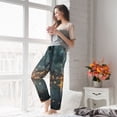 thumbnail image 5 of Bixox Women's Magical Butterfly In Forest Patterned Pajama Pants Loungewear, 5 of 5