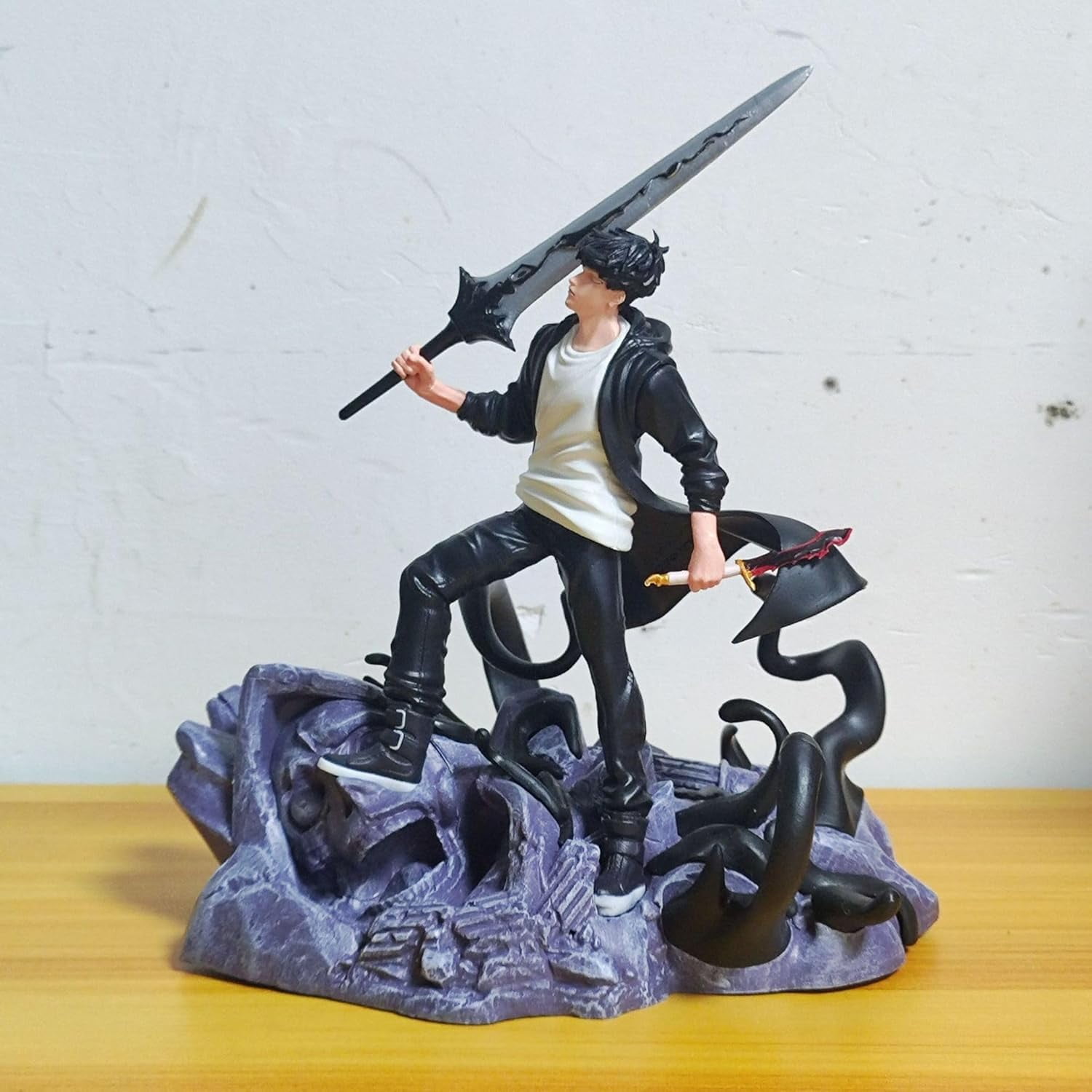 Prince of Darkness Figure Fighting Prince of Darkness Anime Figures 20cm/7.9inch Handmade PVC Statues Collectible Souvenirs for Anime Fans Gifts