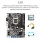 thumbnail image 3 of Injueey 1 juego B75 LGA 1155 Placa base Dispositivo de minería de piezas de computadora para PC Juegos de teclado y mouse para computadora, 3 of 6