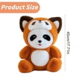 thumbnail image 3 of Goowood Red Panda Plush Panda Stuffed Animal 2 in 1 Cute Panda Plushie Toy Soft Red Panda Stuffed Animal Pillow for Kids Adults 13.7 Inch, 3 of 8