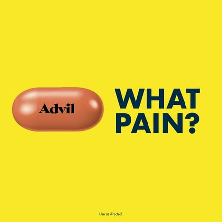 Advil Pain Reliever and Fever Reducer, Ibuprofen 200Mg for Pain Relief - 200 Coated Caplets