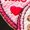 Red, variant on LOVE Valentine , Embroidery Style Clipart ()