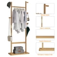 thumbnail image 5 of 33.1" Wide Hall Tree with 2 Movable Drawers, Shoe Storage, Shelves and Garment Racks, 5-in-1 Entryway Bench with 23 Hooks (Fixed and Movable), 5 of 7