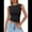 Black, variant on Sexy Sleeveless Vest Gray S