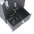 thumbnail image 6 of 3-Tier Rolling Makeup Train Case Nail Polish Storage Box Organizer Cosmetics BOX Used for Make-Up Artists, Nail Technicians, Estheticians, 6 of 19