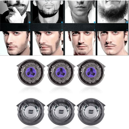 Philips Replacement Norelco Shavers Heads for HQ8 / HQ8894 / HQ7160, 3pcs (Best Head Shape For Shaved Head)