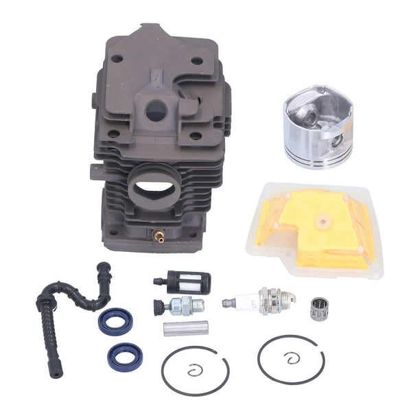 46mm Cylinder Piston Air Filter Oil Seals Pressure Relief Valve Set for Stihl MS270 MS280 Chainsaw