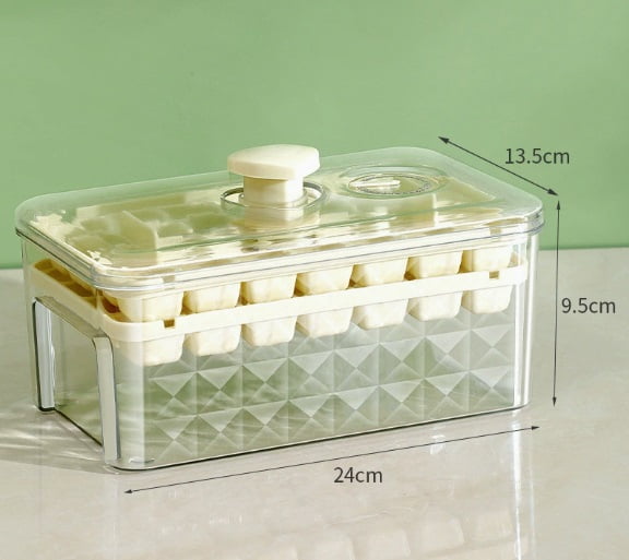 1pc Food-Grade Ice Cube Tray, Easy Press Type Ice Maker for Home Freezer