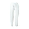 thumbnail image 3 of Kiapeise Kiapeise Women's Solid Sweatpants Drawstring Jogger Sweat Pants Cinch Bottom Casual Elastic Waist Workout Trousers, 3 of 7
