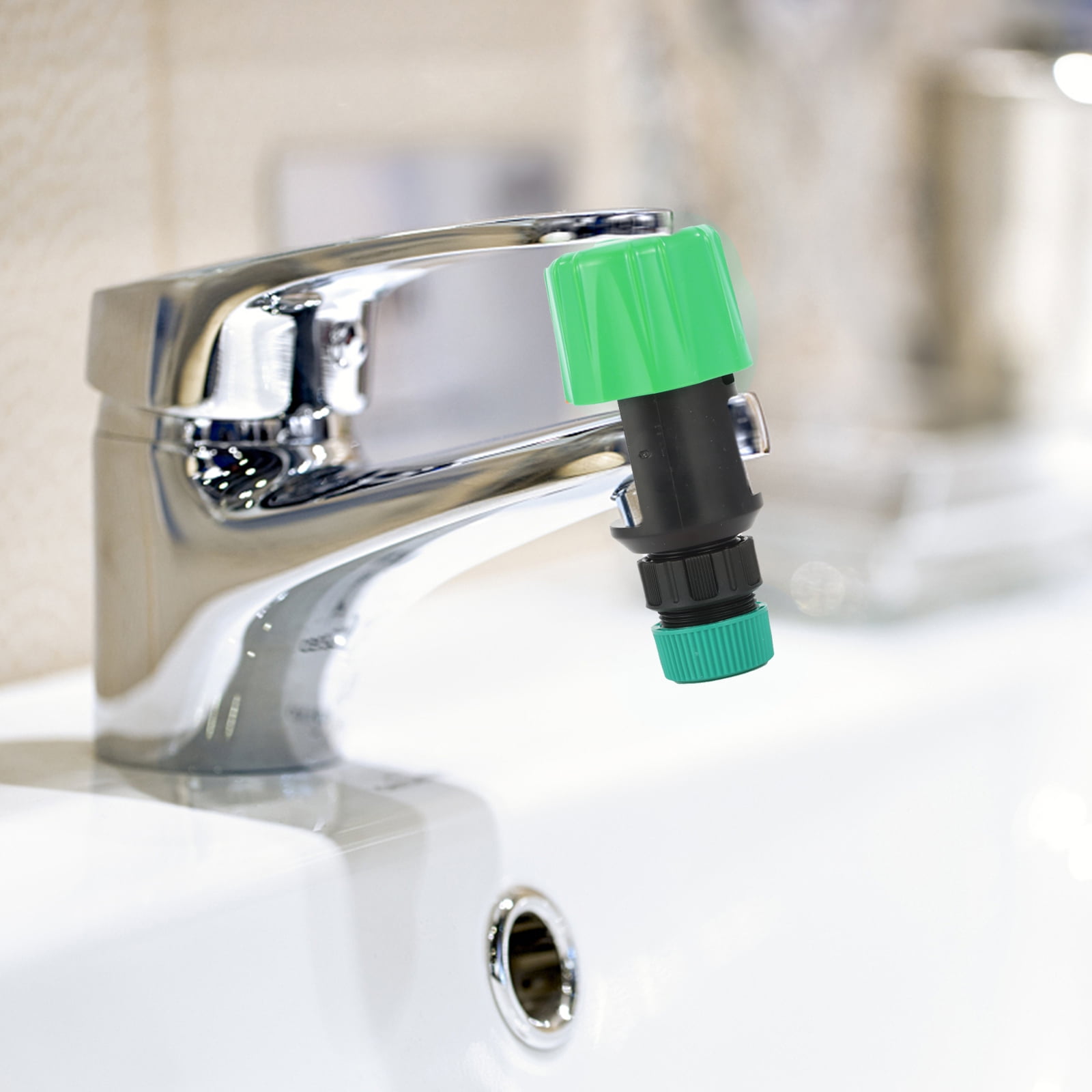 Details about   Kitchen Garden Hose Pipe Fitting Water Faucet Adapter Tap Connector JA 