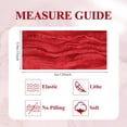 thumbnail image 2 of Table Runner Ase'm - Mantel de gasa (3 unidades, 89 x 305 cm), color rojo, 2 of 7