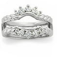 thumbnail image 1 of 5/8ct Diamond Ring Guard Enhancer 14K White Gold, 1 of 4