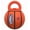Orange, variant on GiGwi Jumball Rubber Basketball Dog Toy with Handle High Visability Throw Fetch Toy Dog Ball