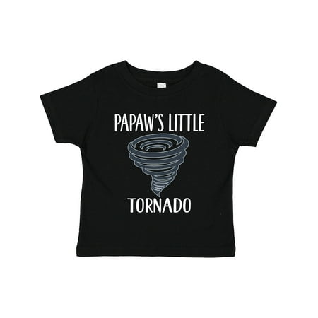 

Inktastic Papaws Little Tornado Boys Grandson Boys Toddler T-Shirt