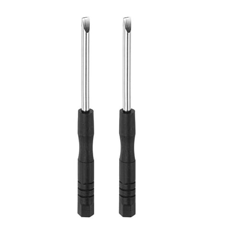 

Mini Slotted Screwdriver 3.0mm Flat Head for Watch Eyeglasses Electronics Repair 2 Pack