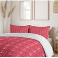 thumbnail image 6 of Ambesonne Anchor Duvet Cover Sets, Symmetric Nautical Items Art, 2-Queen, Dark Coral Indigo White, 6 of 7