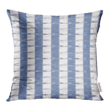 USART Carpet Vertical Horizontal Striped White Blue Abstract Floor Grid Pillowcase Cushion Cases 16x16 inch