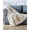 thumbnail image 1 of Amazing Rugs RSTBG5060 50 x 60 Po Cassilda Luxe Chinchilla Fausse Fourrure Jeter Couverture&44; Beige, 1 of 1