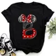 thumbnail image 5 of Ropa de verano de manga corta de Disney para niños, camisetas de algodón con estampado de letras de Minnie Mouse, camisetas de la AZ para niños, camisetas Y2k para niños y niñas, 5 of 5