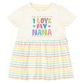 thumbnail image 3 of Inktastic I Love My Nana Grandkids Girls Baby Dress, 3 of 5