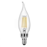 Better Homes and Gardens 5.5W (60W Equivalent) B10 Daylight LED Filament Light Bulbs, E12 (16 Pack)