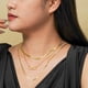thumbnail image 4 of Juego de Collar con Colgante en Capas JeenMata de 3 Pzas con Nudo Eterno Chapado en Oro Amarillo, 4 of 5