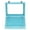 Blue, variant on LANTWOO Velvet Glass 50 Rings Organizer Jewelry Ring Display Stand Storage Box Ring Earrings Jewelry Box Ring Holder Case (White)