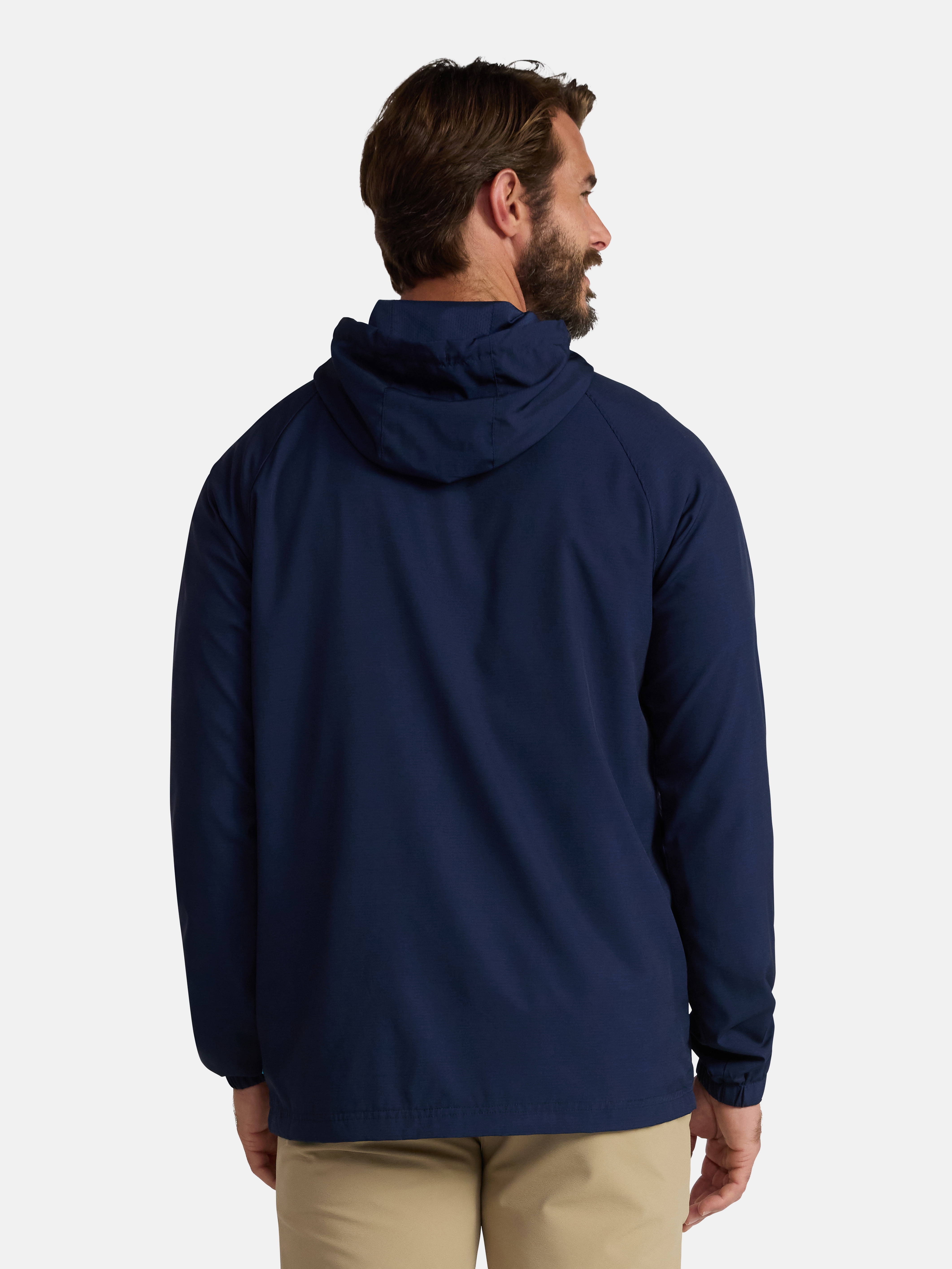 Birdie Bound Men's Zip Mesh Lined Jacket with Long Sleeves, Sizes S-3XL