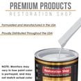 thumbnail image 4 of Winter White Gallon URETHANE BASECOAT CLEARCOAT Car Auto Paint Kit, 4 of 6