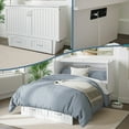 thumbnail image 1 of Coffre-lit Escamotable en Bois Format Grand avec Matelas et Chargeur Intégré, Blanc, 1 of 20