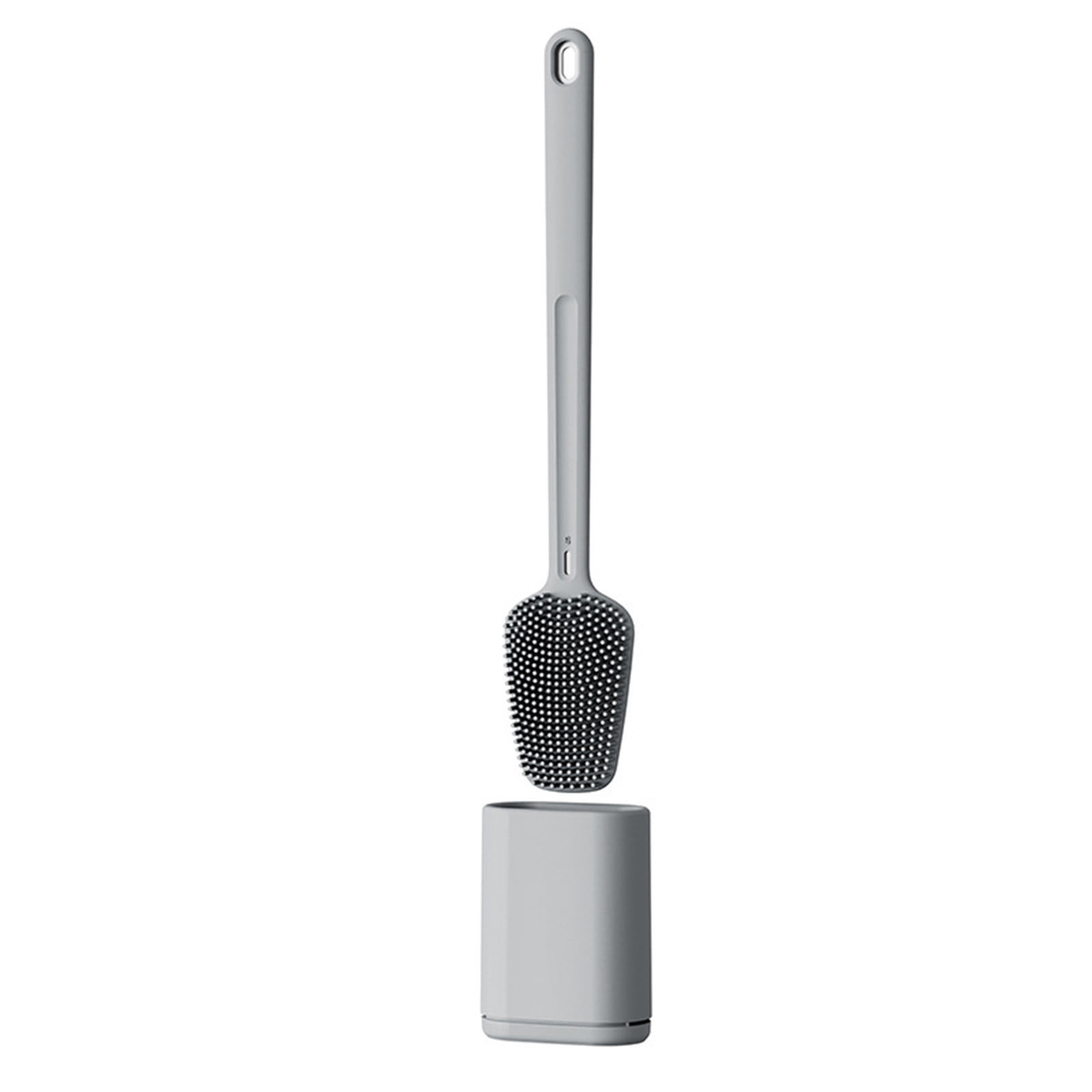 Toilet Brush and Holder Set with Drip Tray | Toilet Bowl Brush & Toilet Bowl Cleaner Brush Combo | Bathroom Cleaning Organizer | Strong Bristles | Easy Maintenance | Xuniizn