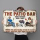 thumbnail image 2 of Placa Metal Vintage The Patio Bar Pintura Hierro Rectangular Pared 40x30cm, 2 of 9