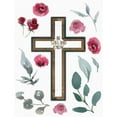 thumbnail image 3 of Villa, Mlli 12x14 Black Modern Framed Museum Art Print Titled - Be Still Cross, 3 of 5