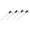 "4 Pcs Stainless Steel Multi Purpose 3.5mm FM Radio Antenna 8.8"" for Cell Phone"