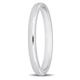 thumbnail image 2 of Ladies 2mm Comfort Fit Wedding Band in 14k White Gold, 2 of 5