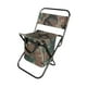 thumbnail image 2 of Silla de camping con bolsa térmica, taburete plegable Patrón verde, 2 of 9