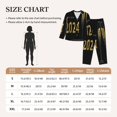 thumbnail image 6 of Disketp Pajamas Set Long Sleeve Sleepwear Womens Button Down Nightwear Pj Sets-Happy New Year 2024, 6 of 9