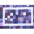 thumbnail image 1 of Ahgly Company Machine Washable Indoor Rectangle Abstract Blue Contemporary Area Rugs, 8' x 12', 1 of 4