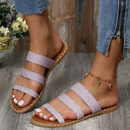 

Women s Ladies Fashion Casual Solid Open Toe Platforms Sandals Beach Shoes Black 6.31827