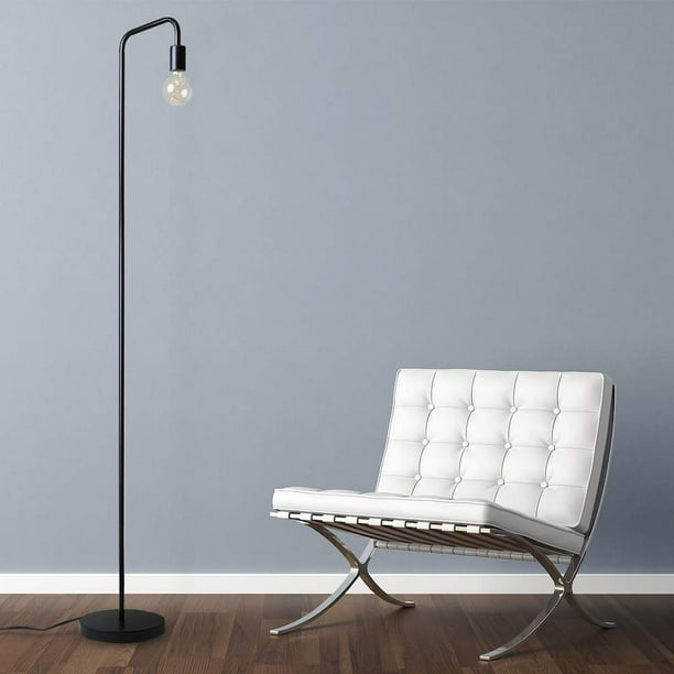O'Bright Industrial Floor Lamp for Living Room, 100% Metal Lamp, 70", UL Certified Ceramic E26 Socket, Stand Lamp for Bedroom, Office, Dorm. (Black) - Walmart.com - Walmart.com