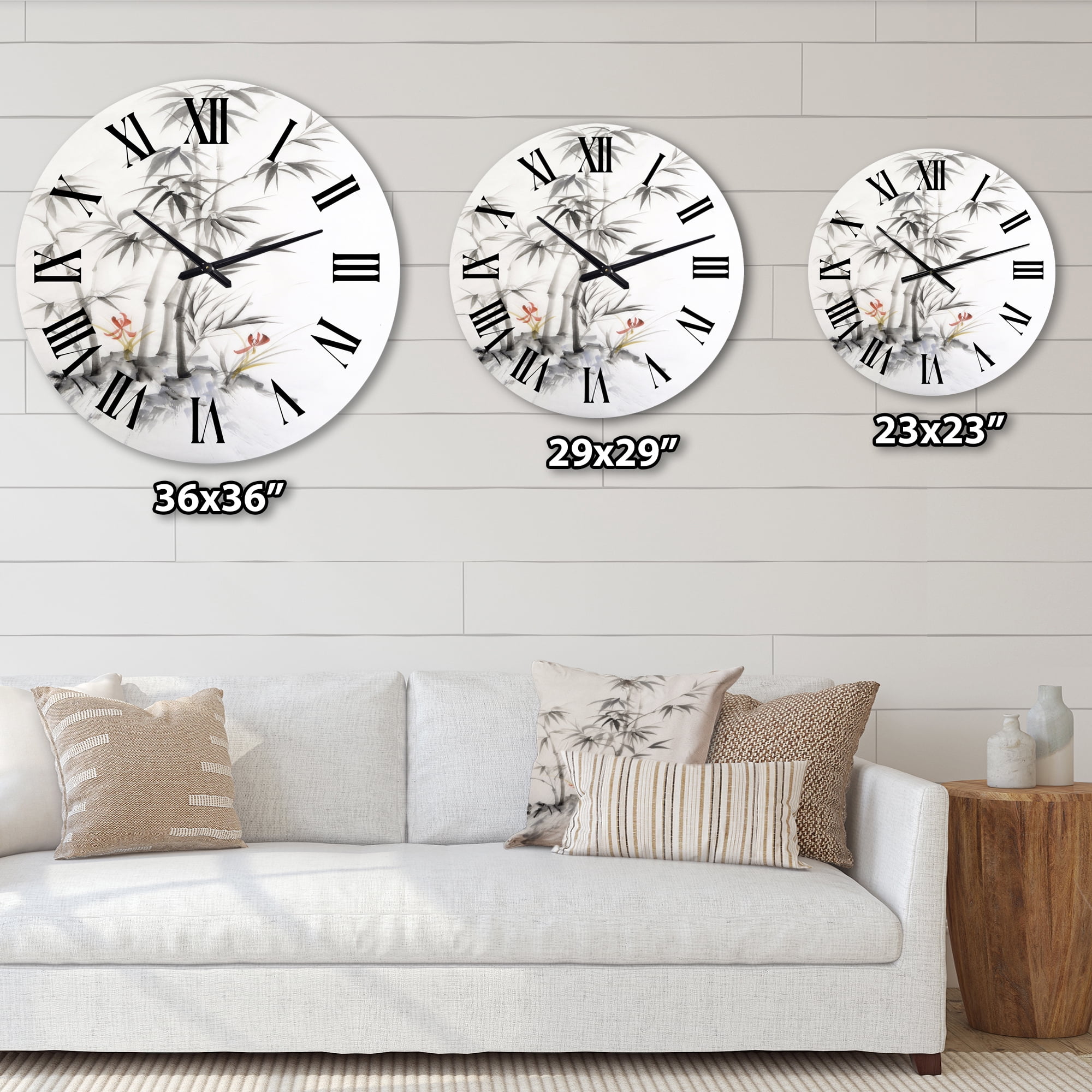 Designart 1 in Traditional Wall Clock