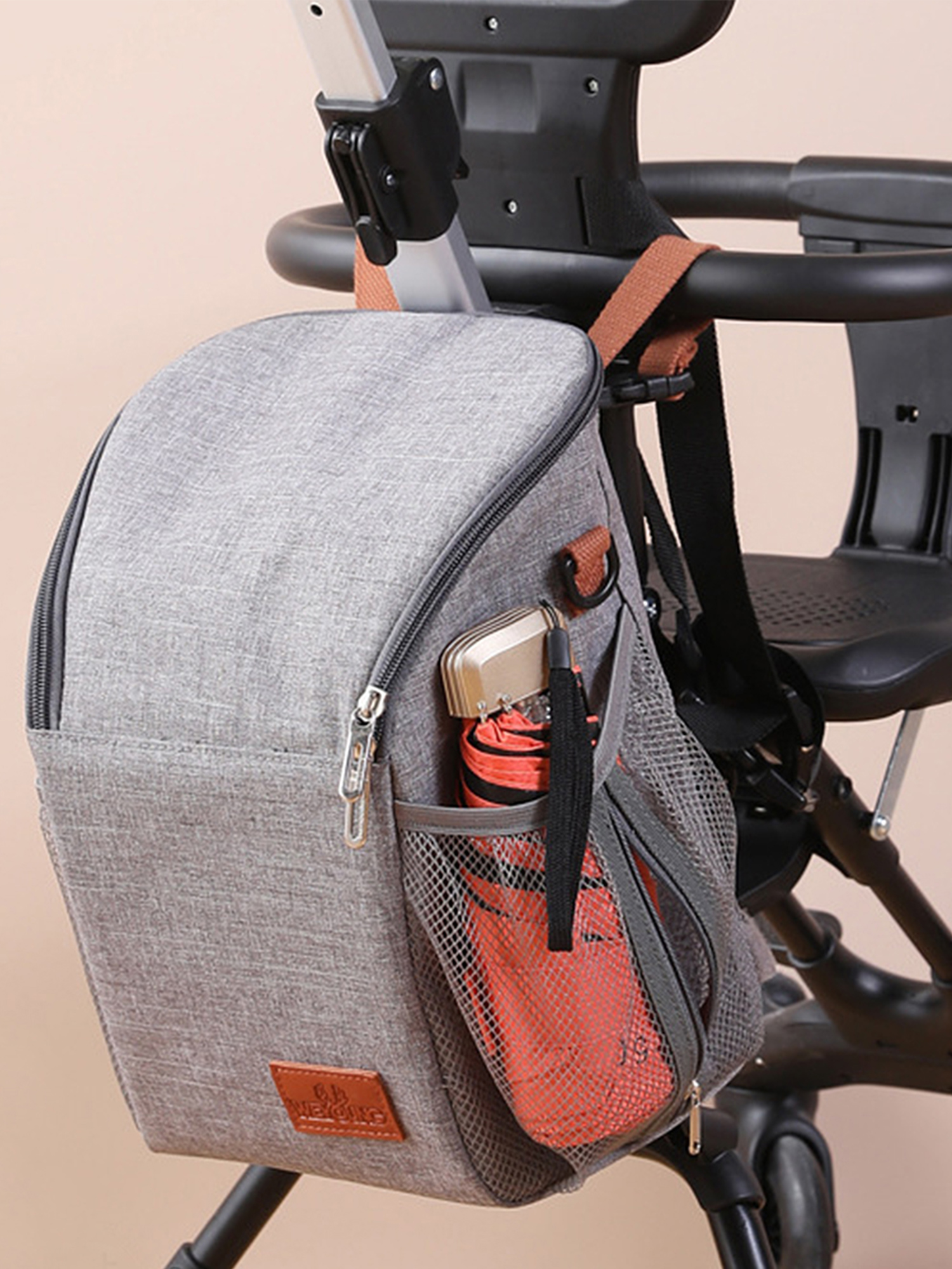 Mostdary Newborn Portable Nappies Mommy Bags Baby Big Crossbody Diaper