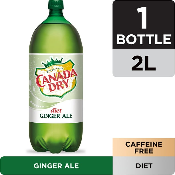 Diet Canada Dry Ginger Ale, 2 L bottle