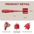 thumbnail image 2 of Meat Chopper, Hamburger Grinder, Premium Heat Resistant Smasher for Ground Beef, Burger Grinder Nylon Potato Mix Tool-Red2 Pack, 2 of 7