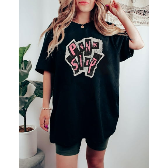 Pink Slip T-Shirt, Freakier Friday Tee, Freaky Friday Inspired Band Graphic Tee, Retro Band Shirt